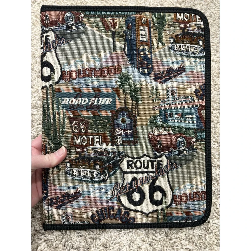 Route 66 Tapestry Roadside Attractions Work Folder Dart School Folder Portfolio